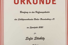 Berufung in den Landeskader